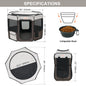 VEVOR Portable Foldable Pet Playpen Tent