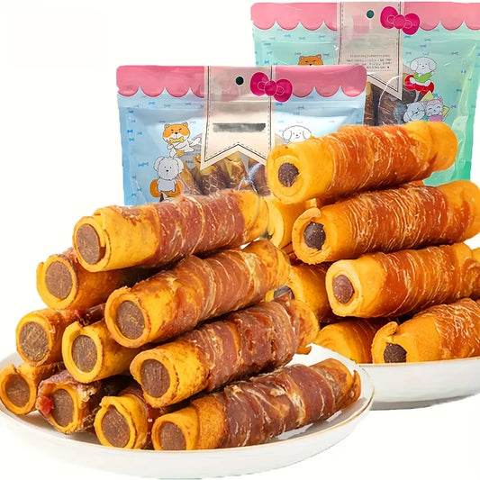 Chicken Wrapped Cowhide Chocolate Stick
