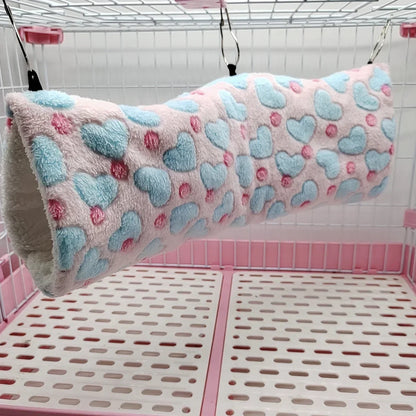 Pet channel Flower soft plush tunnel nest