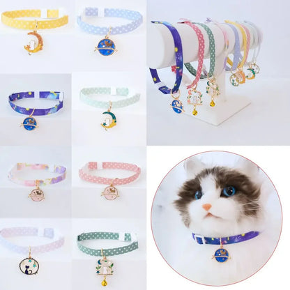 1PC Cute Kitten And Puppy Necklace Breakaway Collar