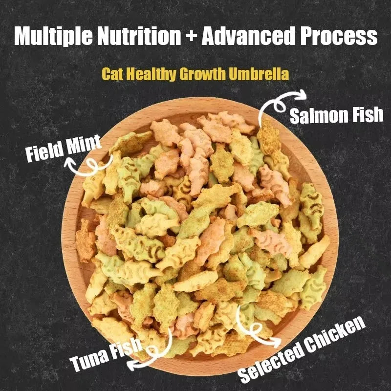Cat Biscuits Salmon, Chicken, Tuna