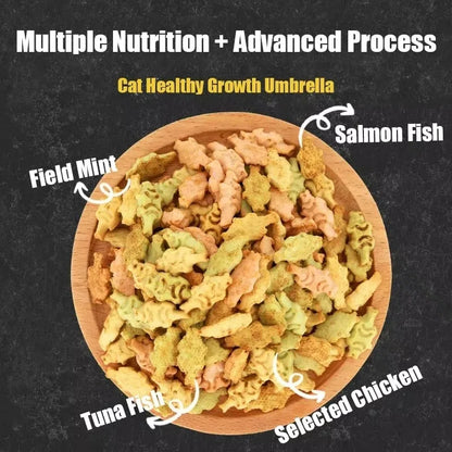 Cat Biscuits Salmon, Chicken, Tuna