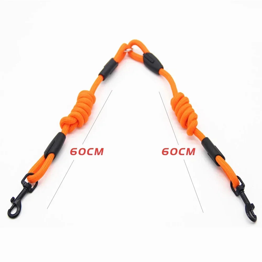 Small Nylon Double lead leash