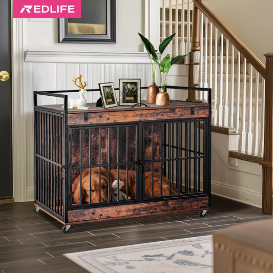 Redlife Dog Crate Furniture End Table