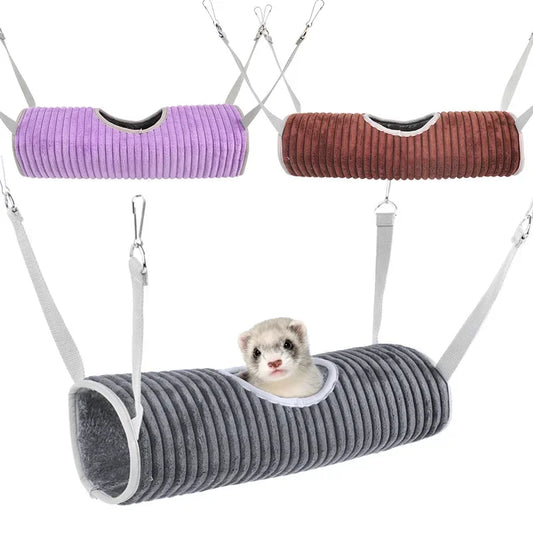 Hamster Cage Tube Swing Hideaway Toy