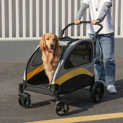 Portable Dog Stroller for Large Dogs Foldable