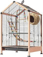 Rust Resistant Metal Cage with Rooftop Ladder