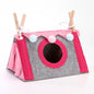 Small Pet Nest Felt Tent- Small Animal Bed
