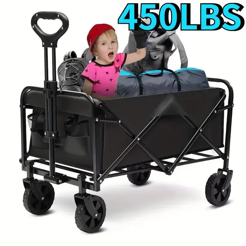 Wagon Cart Foldable Heavy Duty Utility Cart
