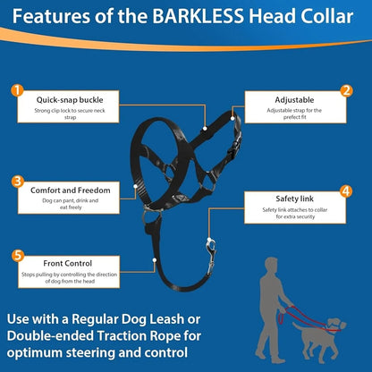 No Pull Dog Head Collar Training Harness