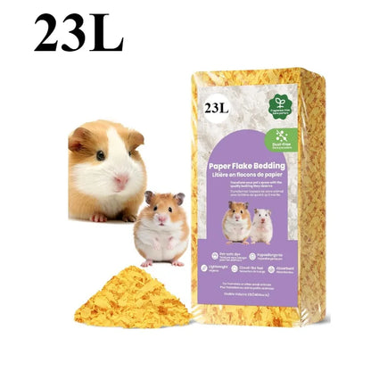 23L/50L Paper Small Pet Bedding Odor Control