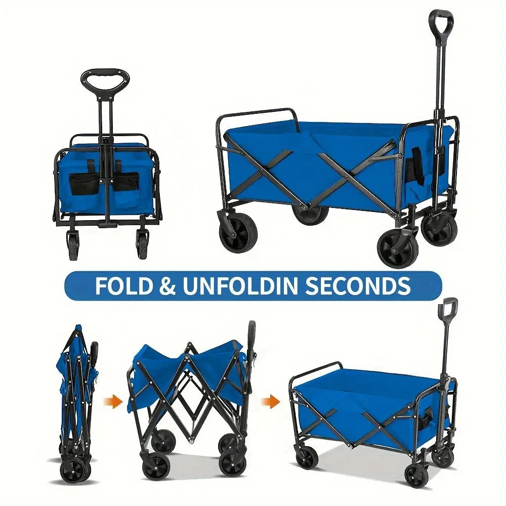 Wagon Cart Foldable Heavy Duty Utility Cart