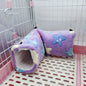 Pet channel Flower soft plush tunnel nest