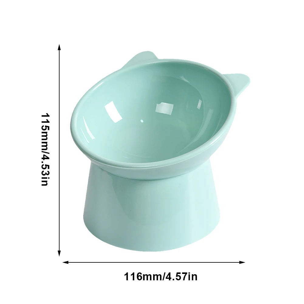 Tilted Food Bowl- Elevated Raised Dog Bowl Non Slip