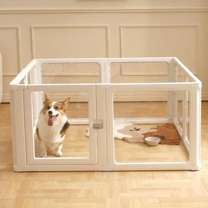 Clear Dog Playpen with Door
