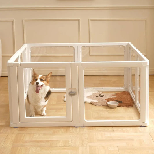 Clear Dog Playpen with Door