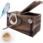 Wood Breeding Box with Coconut Fiber Bedding