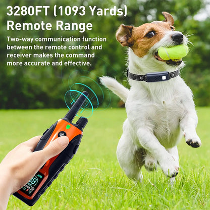 Dog Training Collar -3300ft Range, Rechargeable