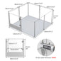 Large Acrylic Whelping Pen Box