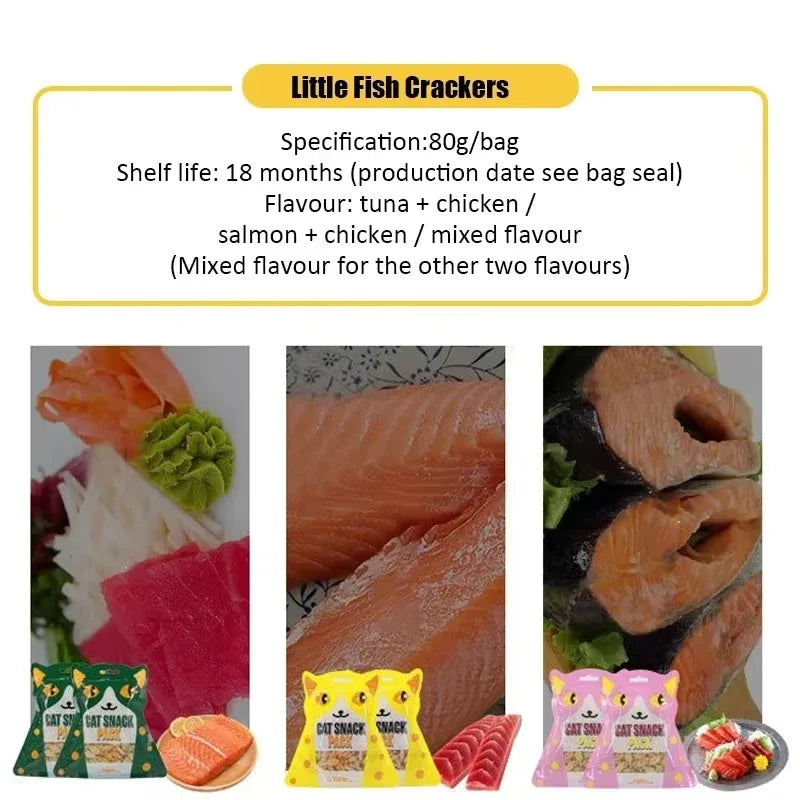 Cat Biscuits Salmon, Chicken, Tuna