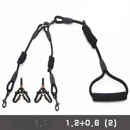 Small Nylon Double lead leash