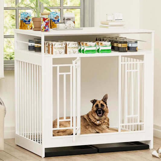 43.3 inch Dog Crate Furniture for Large Dogs