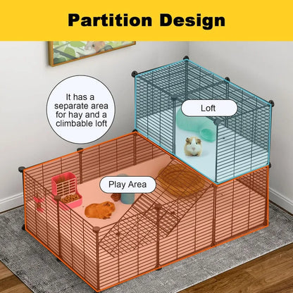 Indoor Habitat with Waterproof Plastic Bottom
