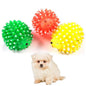 Rubber Hedgehog Soft Squeaky Ball Toy