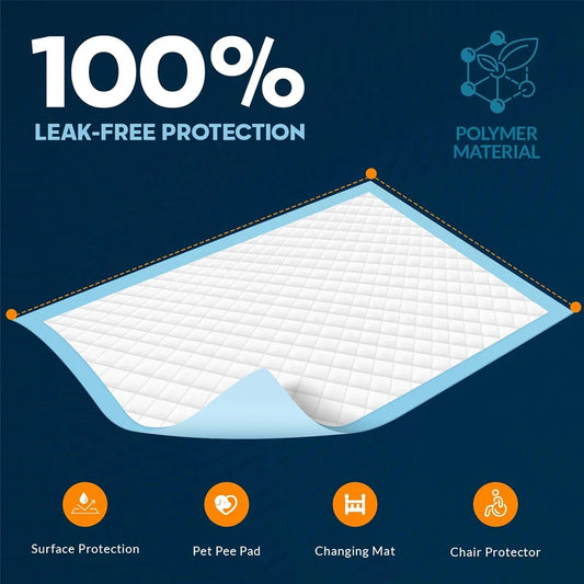 100 17.7"x13" Disposable dog training pads