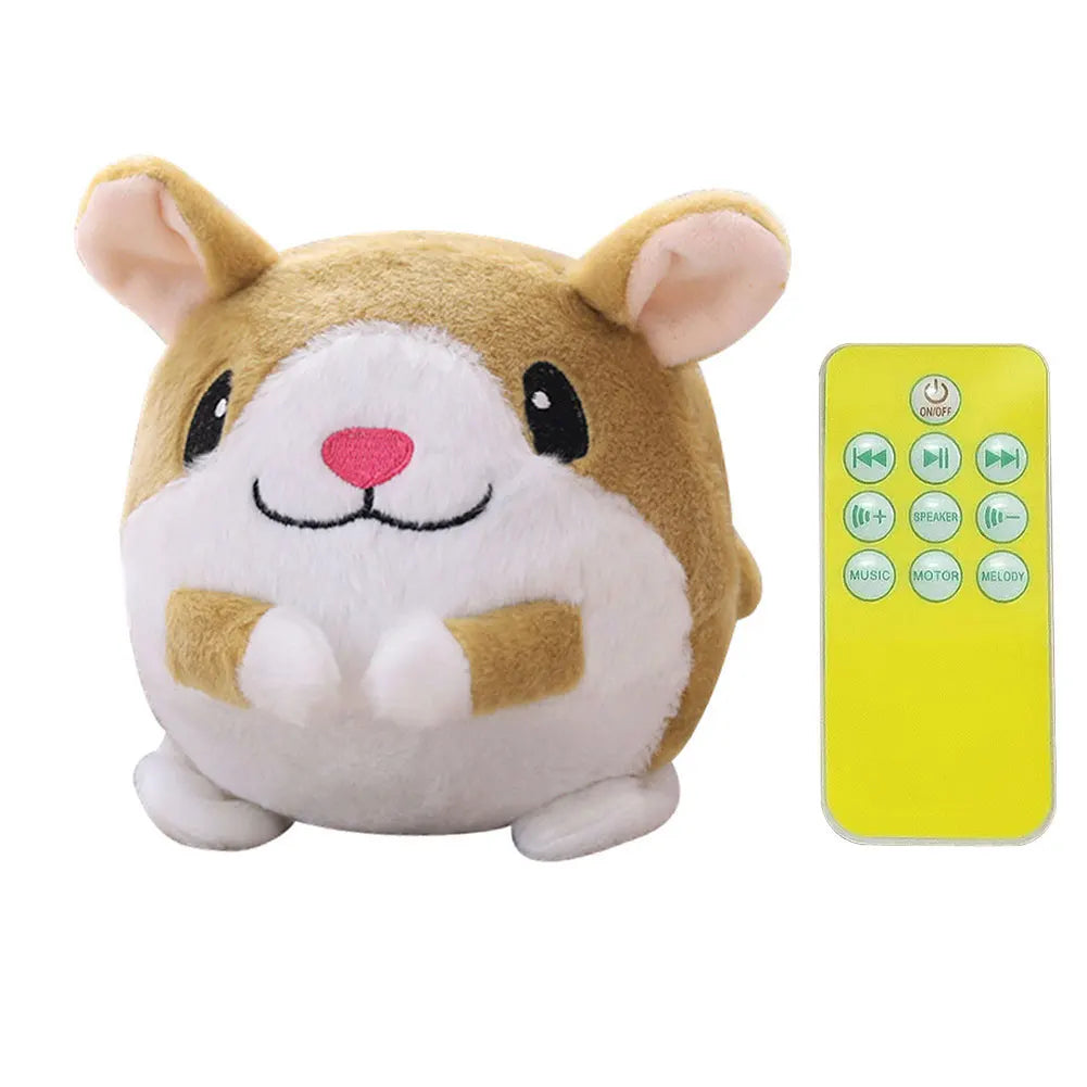 Cartoon Pig Active Moving Pet Plush Toy
