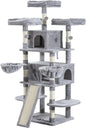 68" Cat Tree/House and Towers for Big Feline