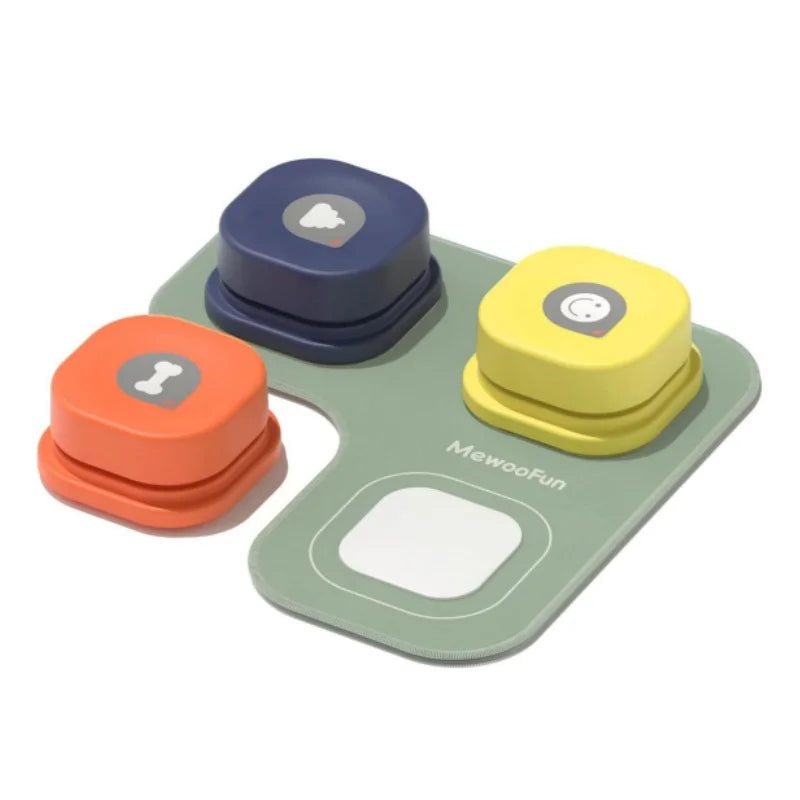 Recordable Dog Talking Buttons Set