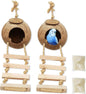 Natural Coconut Fiber Hanging Birdhouse