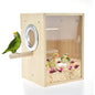 Wooden Acrylic Transparent Breeding Bird Box