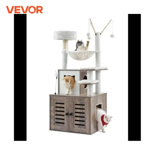 Multi-level Cat Condo Furniture for Indoor Cat