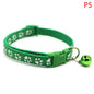 Cute Paw Print Adjustable Bell Pets Collar