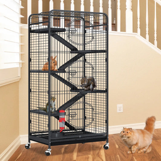 52" Large Pet Cage w/ Wheels
