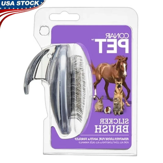 Wire Bristle Dog Grooming Brush