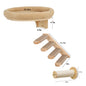 Cat Wall Mounted Solid Wooden Furniture Climbing Ladder and Cat Hammock