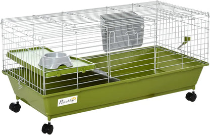 35" L Small Animal Cage, Rolling