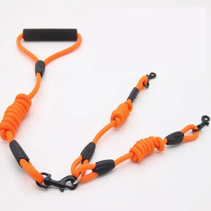Small Nylon Double lead leash