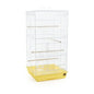 Tall Bird Cage 4 Wood Perches 2 Cups 18x18x36