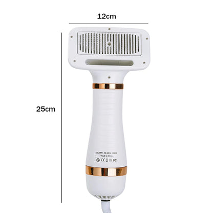 2 in 1 Portable Low Noise Hair Dryer Comb
