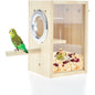 Wooden Acrylic Transparent Breeding Bird Box