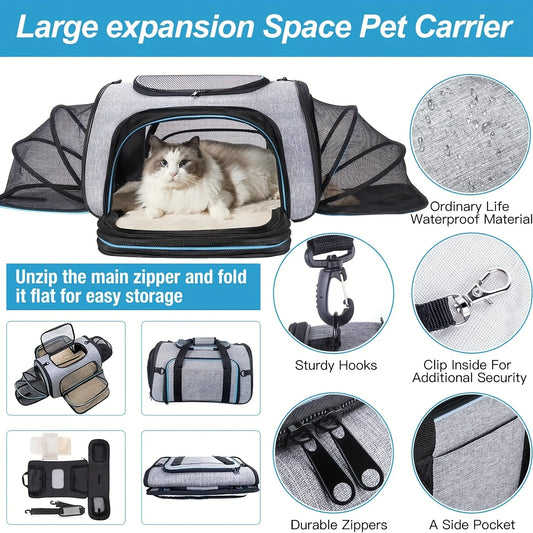 4-Way Expandable Pet Carrier, Airline Approved