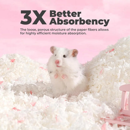 23L/50L Paper Small Pet Bedding Odor Control