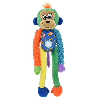 Colorful Plush Monkey Dog Toy 18 Inch