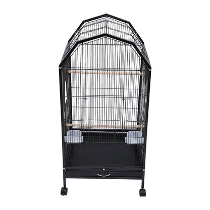 Large Play Bird Cage on 4 wheels