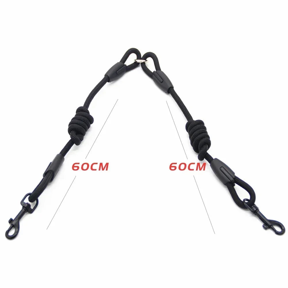 Small Nylon Double lead leash