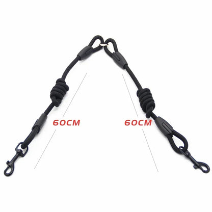 Small Nylon Double lead leash